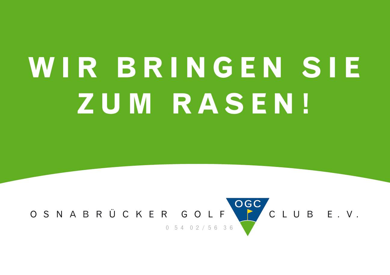 Kampagnenmotiv Osnabrücker Golfclub e.V.
